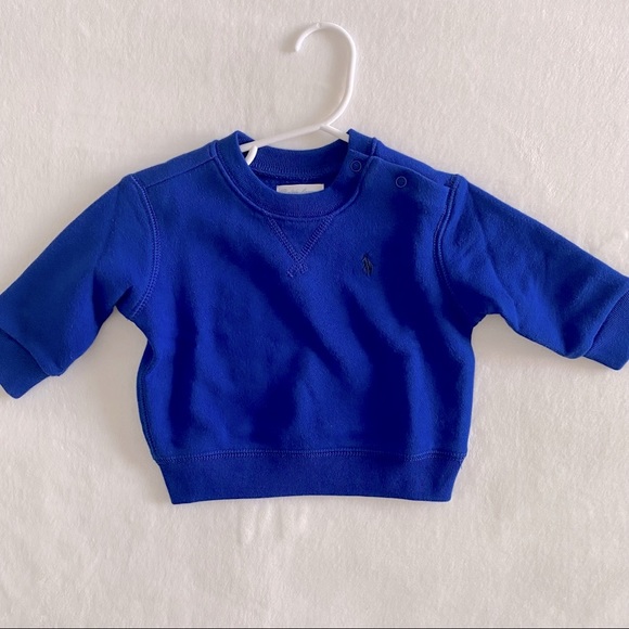 Ralph Lauren Other - Ralph Lauren blue sweatshirt 6 months